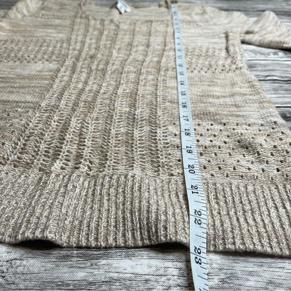 Old Navy Women's 3/4 Length Sleeve Pullover Open Stitch Sweater XS Extra Small - Picture 8 of 9